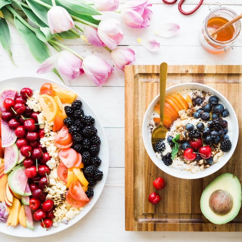 Photo of beautifully arrange food